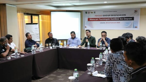 Focus Group Discussion (FGD) yang digelar JPS dengan tema Mencari Pemimpin Sumbar ke Depan di Balairung Hotel Jakarta