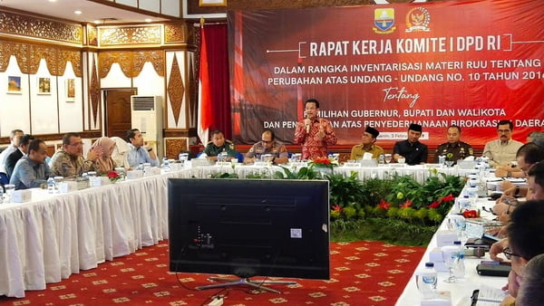 Komite I DPD RI melakukan kunjungan kerja di Provinsi Jambi, sejak Senin, 3 Pebruari 2020