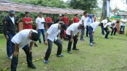 Suasana family ghatering Polda Sumbar