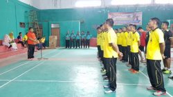 Kapolres Pasaman Barat AKBP Fery Herlambang membuka secara resmi Turnamen Bulu Tangkis Kapolres Cup 2020