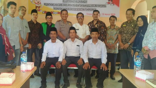 Panwascam Pasaman lantik Anggota Panwaslu Kelurahan/ Desa (PKD) di tingkat nagari