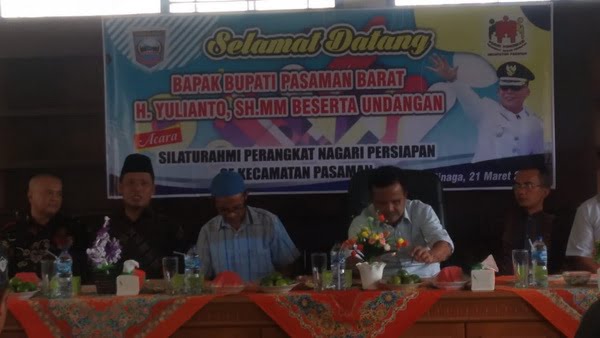 Silaturrahmi nagari persiapan se Kecamatan Pasaman, Kabupaten Pasaman Barat