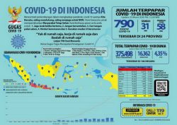 Situasi Virus Corona (Covid-19) di Indonesia, Rabu, 25 Maret 2020