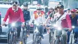 Launching Gerakan Bersepeda ke Kantor Bagi ASN