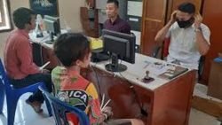 Polisi interogasi para pelaku pengeroyok Ridwan (foto haluan)