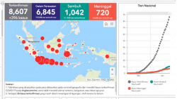 Update covid19 nasional, Sabtu 25 April 2020