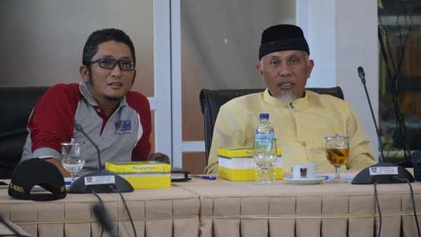 Walikota Padang Mahyeldi dan Wakil Walikota Hendri Septa