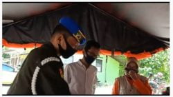 Amnasmen dan petugas covid-19 terlibat cekcok