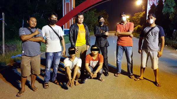 Dua pelaku Pencurian Curanmor ditangkap oleh Anggota Reskim Polres Dharmasraya
