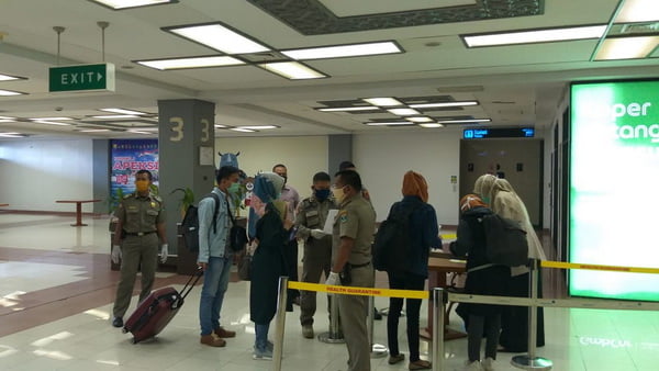 Penumpang yang masuk Sumbar melalui BIM