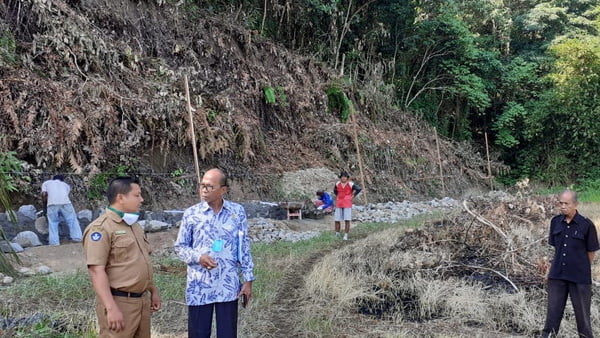 HM Nurnas saat kunjungan lapangan