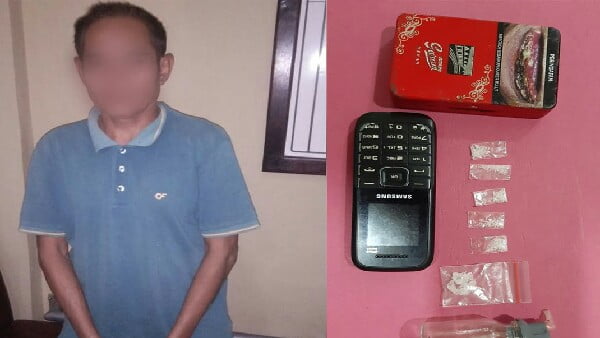 Pelaku Pengedar dan pemakai Narkoba Jenis Sabu ditangkap oleh Tim Unit Satuan Res Narkoba Polres Dharmasraya