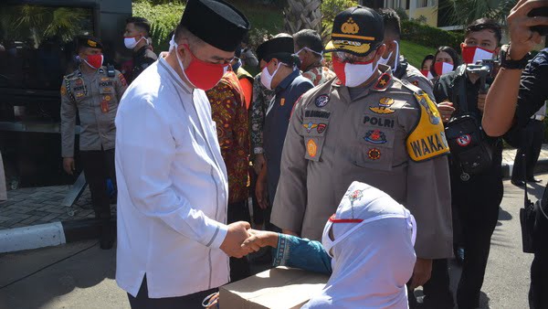 Wagub Sumbar menghadiri acara Baksos serentak dalam rangka peringatan Hari Ulang Tahun (HUT) Bhayangkara Ke-74