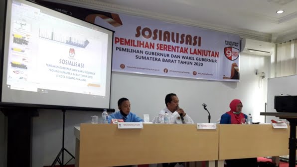 Sosialisasi Pemilihan Gubernur/ Wakil Gubernur Sumbar di Padang Panjang