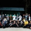 Indra Catri bersama kelompok Randai Nago Sati di Batu Busuk, Kecamatan Pauh, Padang