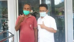 Indra Catri bersama teman lamanya, Erwin