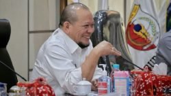 Ketua DPD RI AA LaNyalla Mahmud Mattalitti sampaikan aspirasi Rapat Kerja antara Ketua DPD RI dengan Gubernur Sulawesi Tengah ke Presiden Joko Widodo