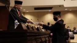 DPD RI menggelar Sidang Paripurna Luar Biasa dengan agenda penyampaian Ikhtisar Hasil Pemeriksaan (IHPS) I Tahun 2020