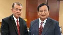 Nasrul Abit bersama Prabowo Subianto