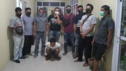 Pelaku pemerasan yang diciduk aparat Polres Dharmasraya