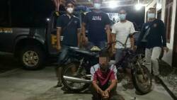 Pelaku pencurian sepeda motor diamankan oleh Unit Opsnal Polres Dharmasraya