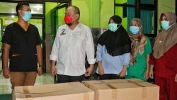 Ketua DPD RI AA LaNyalla Mahmud Mattalitti dalam agenda pemantauan Pilkada di beberapa kabupaten dan kota di Jawa Timur Selasa (8/12/2020)