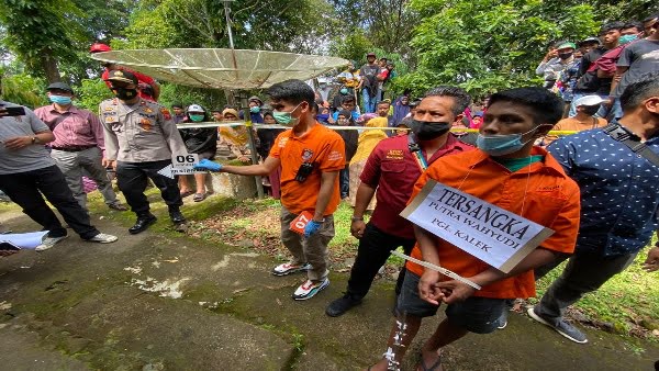 Reka ulang pembunuhan nenek Daniar