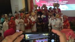 Suasana pengukuhan KPP Wilayah Sumbar Ahad 31/1/2021 (foto: dok/rom)