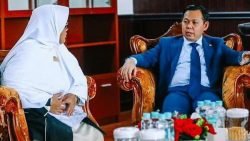 Wakil Ketua DPD RI Sultan B Najamudin menghadiri rapat yang dipimpin oleh Presiden RI Joko Widodo (Jokowi), Selasa (26/01/2021)