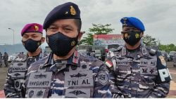 Komandan Lantamal II Laksmana Pertama TNI Hargianto SE, MM, MSi (Han)