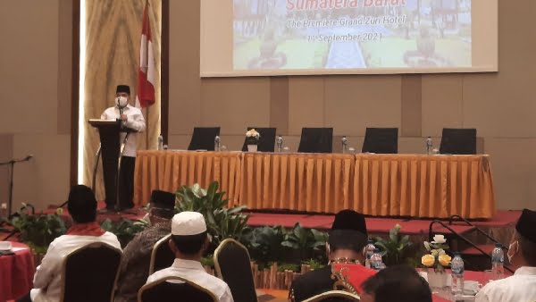 Sambutan Fadly Amran usai terpilih secara aklamasi sebagai Ketua DPW Gebu Minang