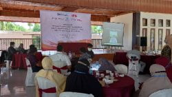 Nevi Zuairina dalam sosialisasi peran Indonesia Financial Group (IFG) kepada UMKM