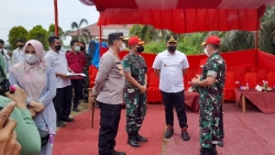 Danrem kunker ke Dharmasraya