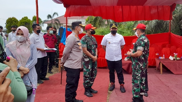 Danrem kunker ke Dharmasraya