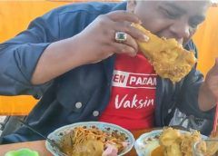 makan lontong stengkel enak