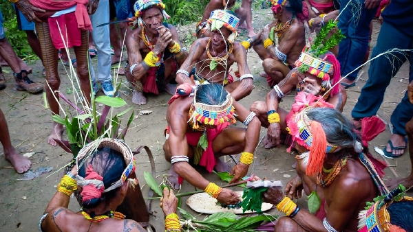 Acara adat Desa Matotonan, Kec. Siberut Selatan, Kepulauan Mentawai