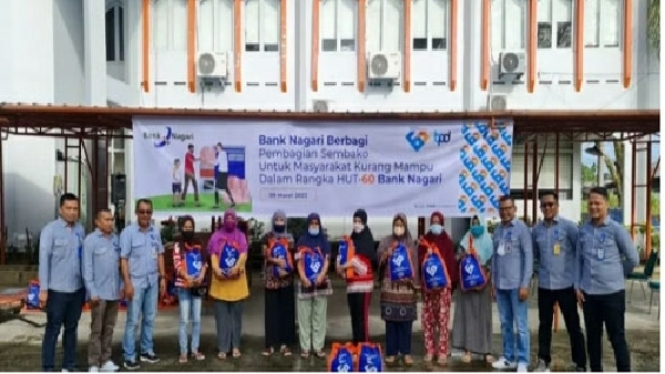 Bank Nagari serahkan sembako
