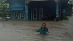 kondisi rumah warga yang terdampak banjir di Kabupaten Majene, Provinsi Sulawesi Barat, Kamis (26/5). (BPBD Kabupaten Majene)