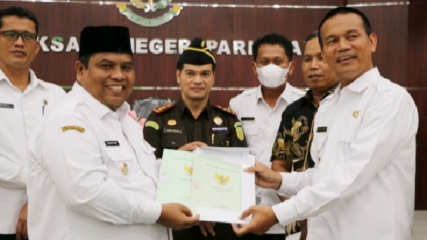 Wako Pariaman terima aset dari Padang Pariaman