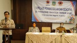 Simulasi BNPB di Banten