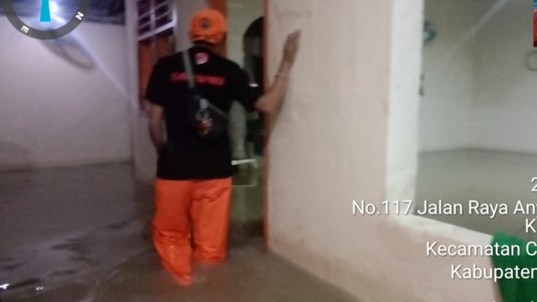 Banjir mengenangi 169 rumah warga Kabupaten Serang, Provinsi Banten,