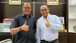 Supardi dan Ketua KONI Sumbar
