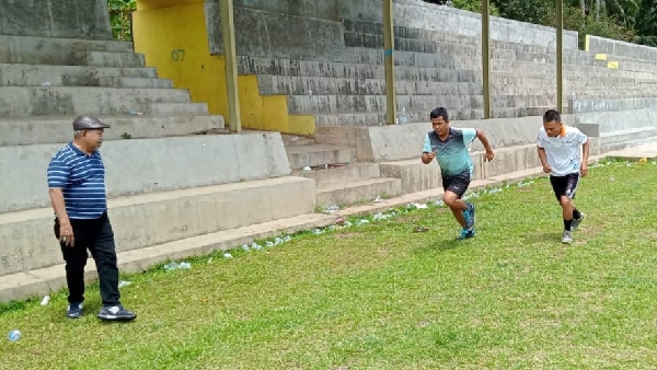 Atlet PWI Sumbar saat latihan bersama di Batusangkar