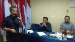 Ketua DPD Partai NasDem Kota Padang Osman Ayub menyampaikan kesiapan Kota Padang mensukseskan kunjungan capres Anies Baswedan ke Sumbar awal Desember 2022 mendatang. Ist