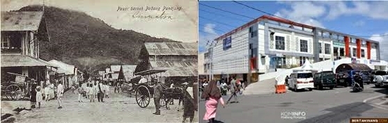 Pasar Padang Panjang dulu dan sekarang