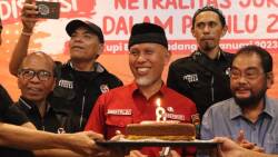 Gubernur Sumbar Mahyeldi beri sambutan di HUT ke 3 JPS_1