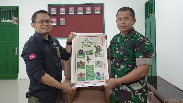 BKSDA Sumbar sambangi Makodim 0319 Mentawai