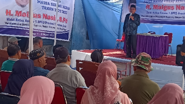 Anggota DPRD Sumbar H. Maigus Nasir