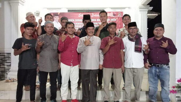Anggota DPRD Provinsi Sumatra Barat, Syamsul Bahri menggelar sosialisasi Perda No 4 Tahun 2020