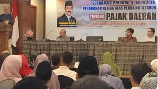 Ismunandi sosialisasi Perda Pajak Daerah